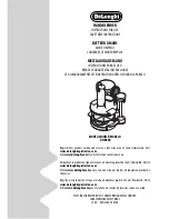 Preview for 1 page of DeLonghi DHB900 Instructions For Use Manual