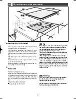 Preview for 6 page of DeLonghi DIHS604 Manual To Installation And Use