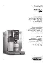 Предварительный просмотр 1 страницы DeLonghi DINAMICA plus ECAM37095 Instructions For Use Manual