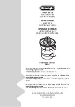 Preview for 1 page of DeLonghi DJE281 Instructions For Use Manual