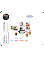 DeLonghi Dolce Gusto Colors Manual предпросмотр