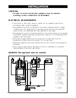 Предварительный просмотр 4 страницы DeLonghi DOMFP/S Installation And Service Instructions Use And Care Instructions