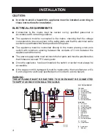 Предварительный просмотр 4 страницы DeLonghi DOMFP Installation And Use Manual