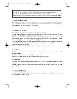 Preview for 4 page of DeLonghi DR 18TTW Instructions For Use Manual