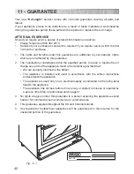 Preview for 42 page of DeLonghi DRS 900-G User & Installation Instructions Manual