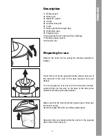 Предварительный просмотр 2 страницы DeLonghi DRY VACUUM CLEANER Operating Instructions