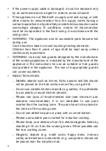 Preview for 8 page of DeLonghi DSC 616-IND Installation & User'S Instructions