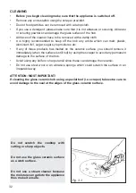 Preview for 32 page of DeLonghi DSC 616-IND Installation & User'S Instructions