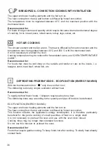 Preview for 36 page of DeLonghi DSC 616-IND Installation & User'S Instructions