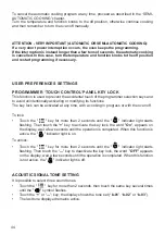 Preview for 44 page of DeLonghi DSC 616-IND Installation & User'S Instructions