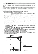 Preview for 54 page of DeLonghi DSC 616-IND Installation & User'S Instructions