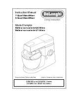 Preview for 1 page of DeLonghi DSM700 Series Instruction Manual