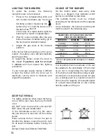 Preview for 10 page of DeLonghi DSR 905-DF User & Installation Instructions Manual