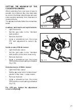 Preview for 21 page of DeLonghi DSR 927 DFX User & Installation Instructions Manual