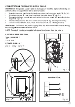 Preview for 23 page of DeLonghi DSR 927 DFX User & Installation Instructions Manual