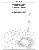 Preview for 1 page of DeLonghi DSS-50 Important Instructions