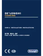 Предварительный просмотр 1 страницы DeLonghi DTR 900-DF User & Installation Instructions Manual