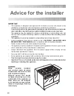 Предварительный просмотр 24 страницы DeLonghi DTR 900-DF User & Installation Instructions Manual