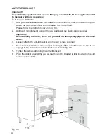 Предварительный просмотр 28 страницы DeLonghi DTR 900-DF User & Installation Instructions Manual