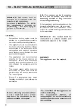 Preview for 48 page of DeLonghi DTR 906-IND User & Installation Instructions Manual