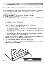 Preview for 51 page of DeLonghi DTR 906-IND User & Installation Instructions Manual