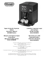 Preview for 1 page of DeLonghi EAM4000 Series Instruction Manual