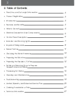 Preview for 2 page of DeLonghi EAM4000 Series Instruction Manual