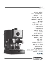 Preview for 2 page of DeLonghi EC15X Manual