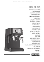 Preview for 2 page of DeLonghi EC230 Manual