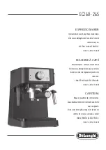 Preview for 1 page of DeLonghi EC260 Instructions For Use Manual