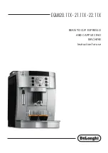 Preview for 22 page of DeLonghi ECAM20.11 Series Manual