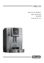 Preview for 2 page of DeLonghi ECAM23.42X Instructions For Use Manual