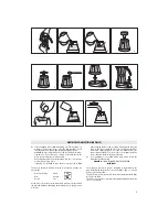 Preview for 2 page of DeLonghi ELECTRIC MOKA COFFEE MAKER EMK6 Operating Instructions Manual