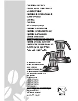 DeLonghi ELECTRIC MOKA COFFEE MAKER Operating Instructions Manual preview