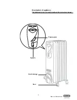 Preview for 2 page of DeLonghi Electric oil filled radiator Instructions Manual