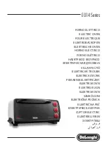 Preview for 2 page of DeLonghi EO14 Series Manual