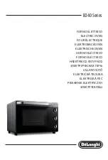 Preview for 2 page of DeLonghi EO40 Series Manual