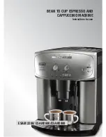 Preview for 3 page of DeLonghi ESAM 2200 Instructions For Use Manual