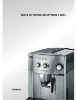 Предварительный просмотр 2 страницы DeLonghi ESAM 4200 Instruction Manual