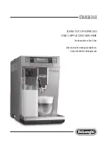 DeLonghi ETAM3636X Instructions For Use Manual preview