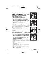 Preview for 3 page of DeLonghi F600 Instructions Manual