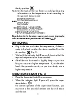 Preview for 5 page of DeLonghi FXN 25AG Operating Instructions Manual