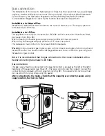 Предварительный просмотр 22 страницы DeLonghi GSS601 User Operating Instructions Manual