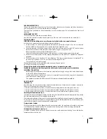 Предварительный просмотр 3 страницы DeLonghi HCA324FS Instructions For Use