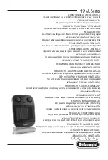 Предварительный просмотр 2 страницы DeLonghi HEX60 Series Manual