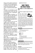 Preview for 11 page of DeLonghi HFS50D15 Instructions For Use Manual