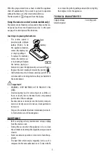 Preview for 6 page of DeLonghi HFX60V20 Instructions For Use Manual