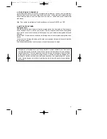 Preview for 9 page of DeLonghi HM24 Important Instructions Manual