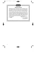 Preview for 16 page of DeLonghi HM24 Important Instructions Manual