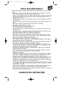 Preview for 17 page of DeLonghi HM24 Important Instructions Manual